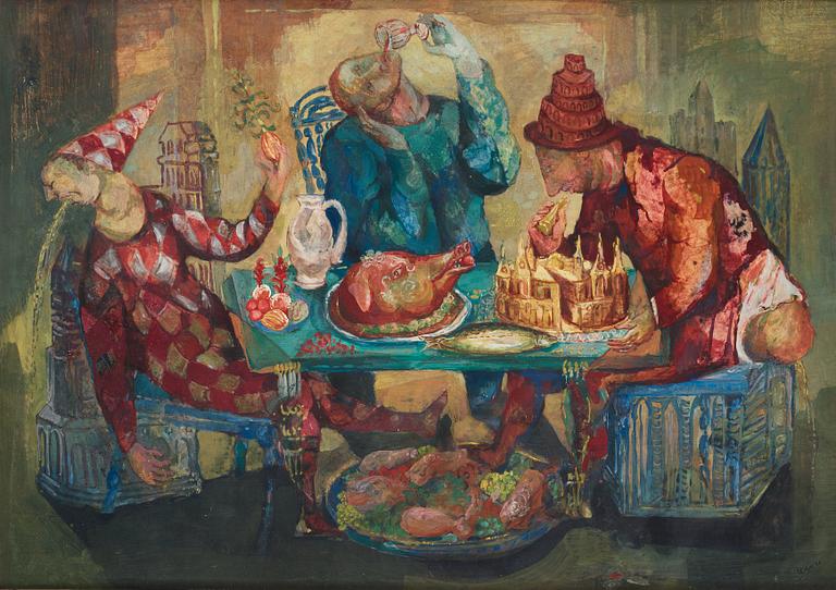 Peter Weiss, "Kalaset" (The party).