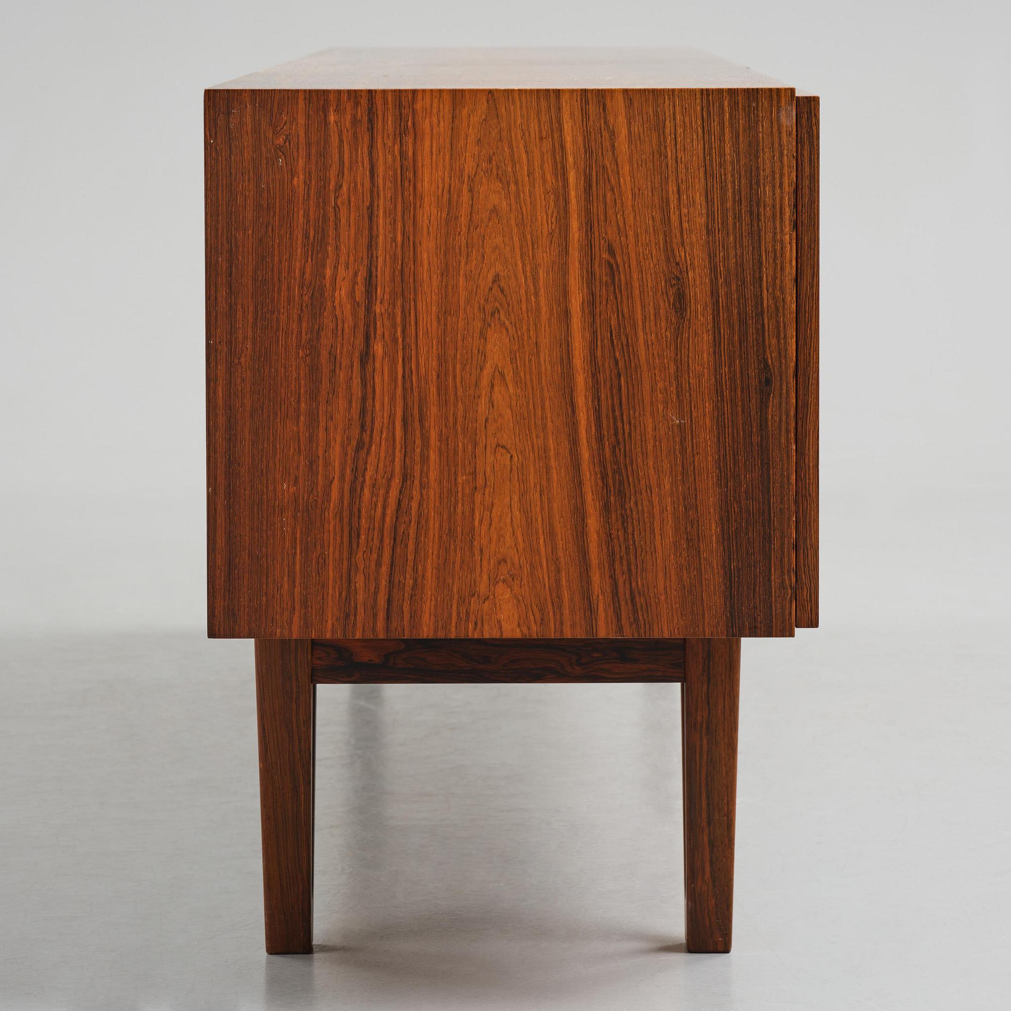 Ib Kofod-Larsen, a rosewood veneered sideboard model "501" from the "Ib 500" series, Seffle Möbelfabrik, Sweden, 1960s.