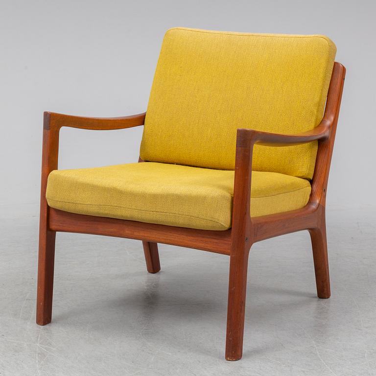 A 'Senator' easy chair by Ole Wanscher, France & Son, Denmark.