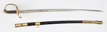 OFFICERSVÄRJA, Ungern/Österrrike, 1800/1900-tal.