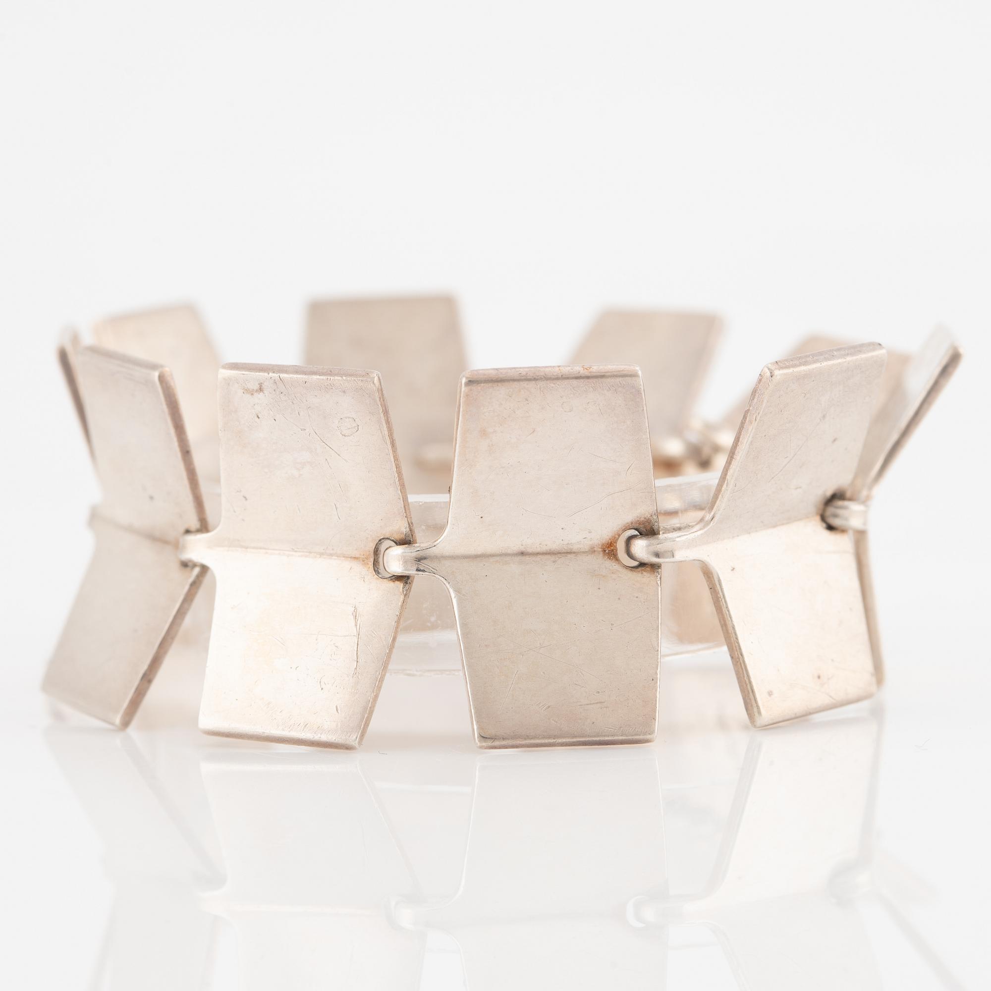 Hans Hansen, bracelet, sterling silver, Denmark.