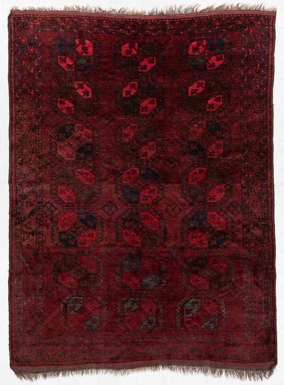 Matta, afghan, antik, ca 285 x 210 cm.