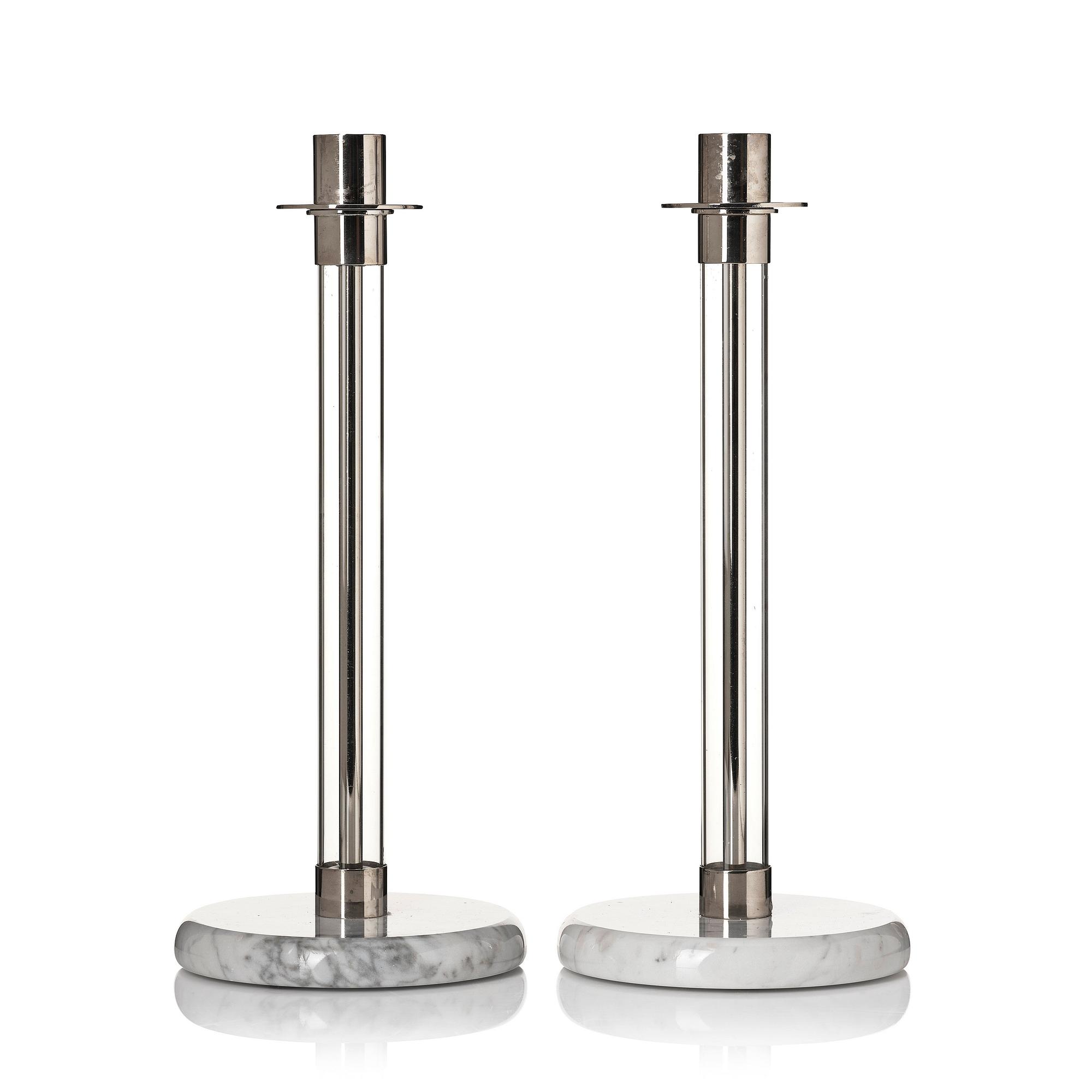 Tecnolumen, a pair of 'Bauhaus Sabbath' candlesticks, model SL30.