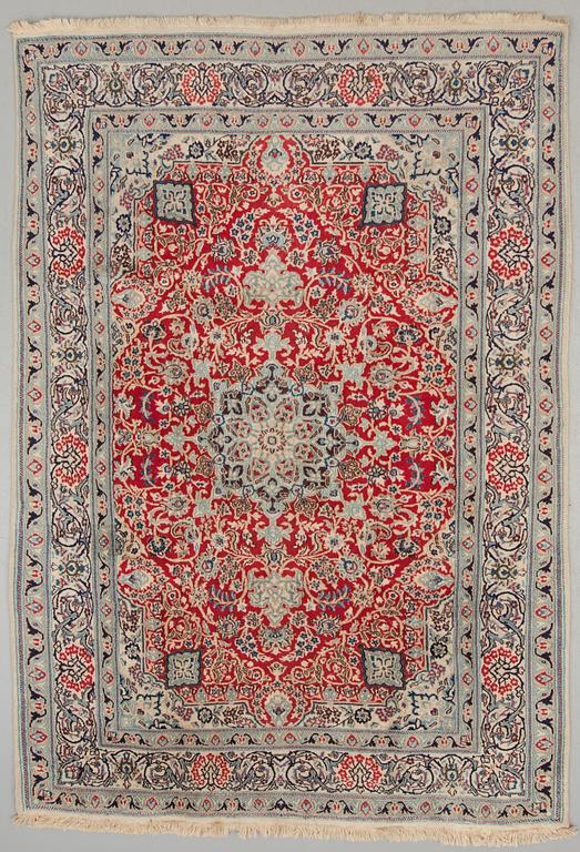 MATTA, old, Nain, part silk, ca 285 x 200 cm.