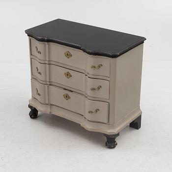 A Baroque style chest of drawers, mid-20th Century.