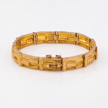 Björn Weckström, "Cascade", a 14K gold bracelet. Lapponia 1987.