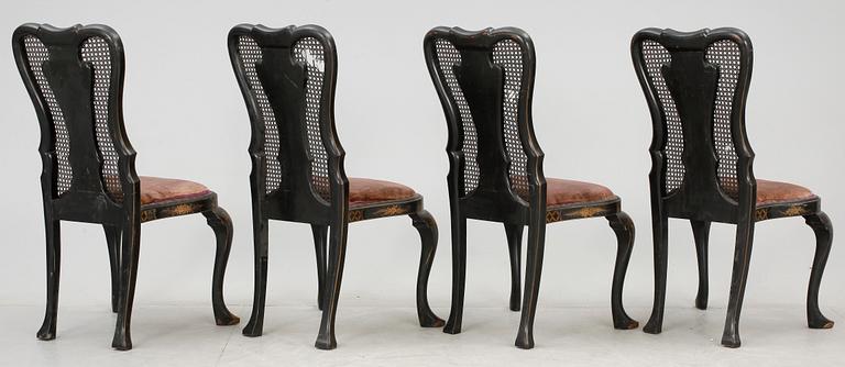 STOLAR, 4st, Queen Anne-stil, 1900-talets mitt.