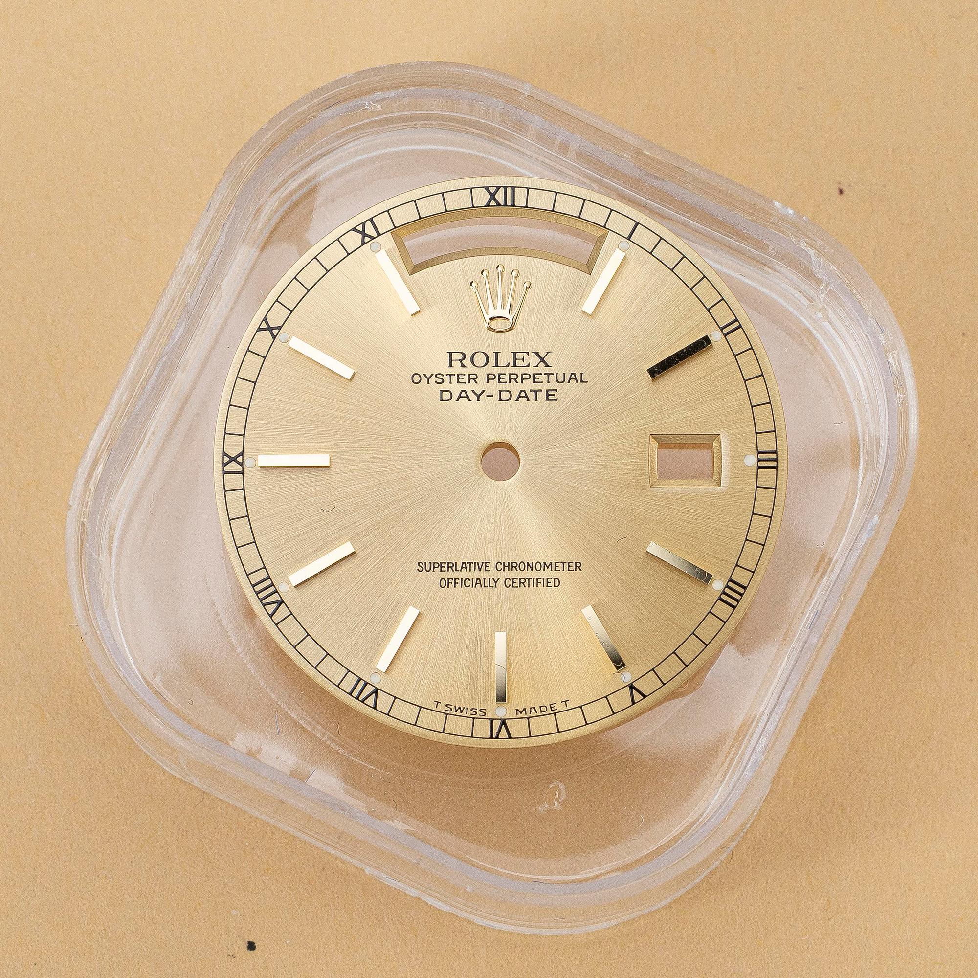 Rolex, Day-Date, "Black & Champagne Dial", ca 1998.