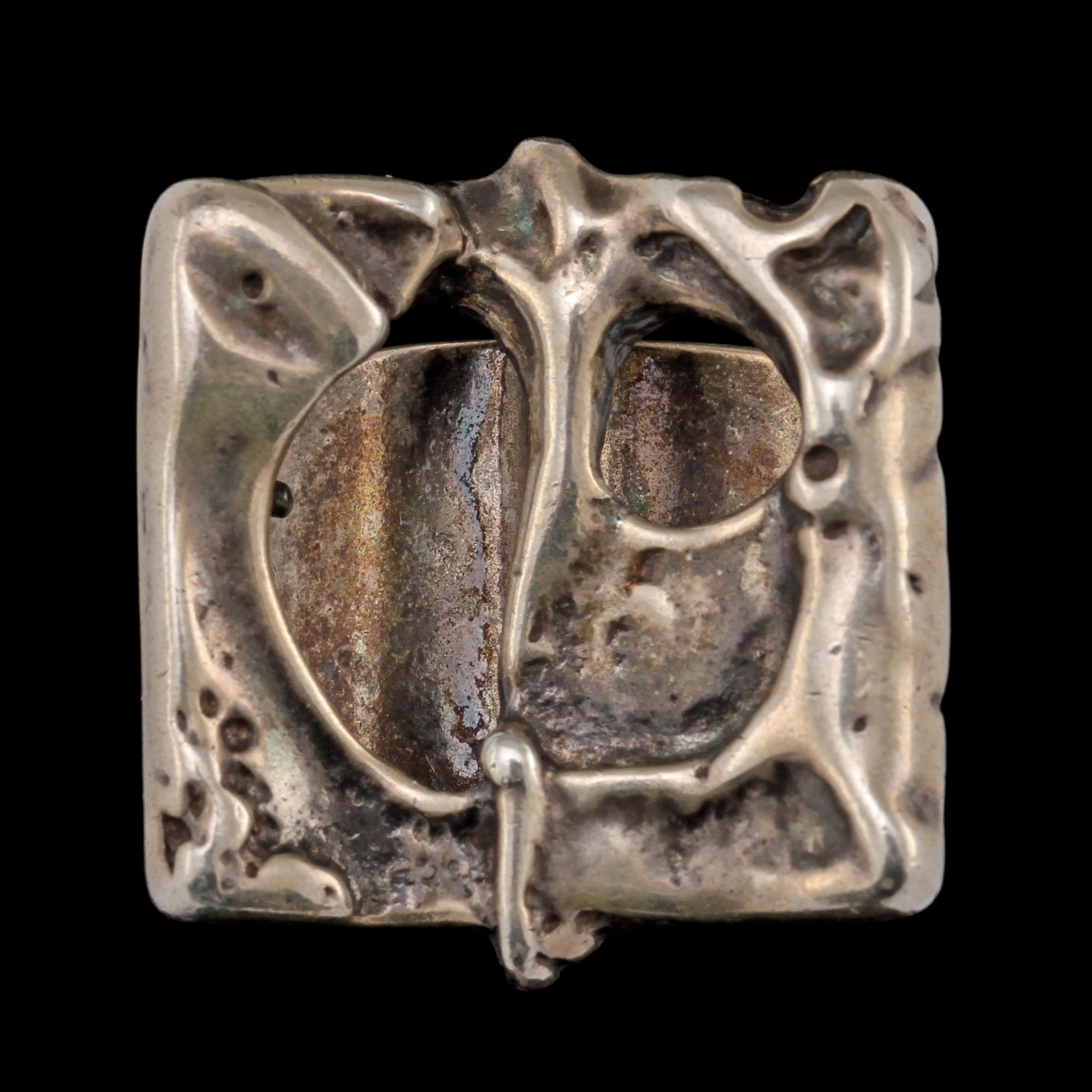 RING, sterlingsilver, Juhls, Norge, 1900-talets andra hälft. Vikt 14 g.