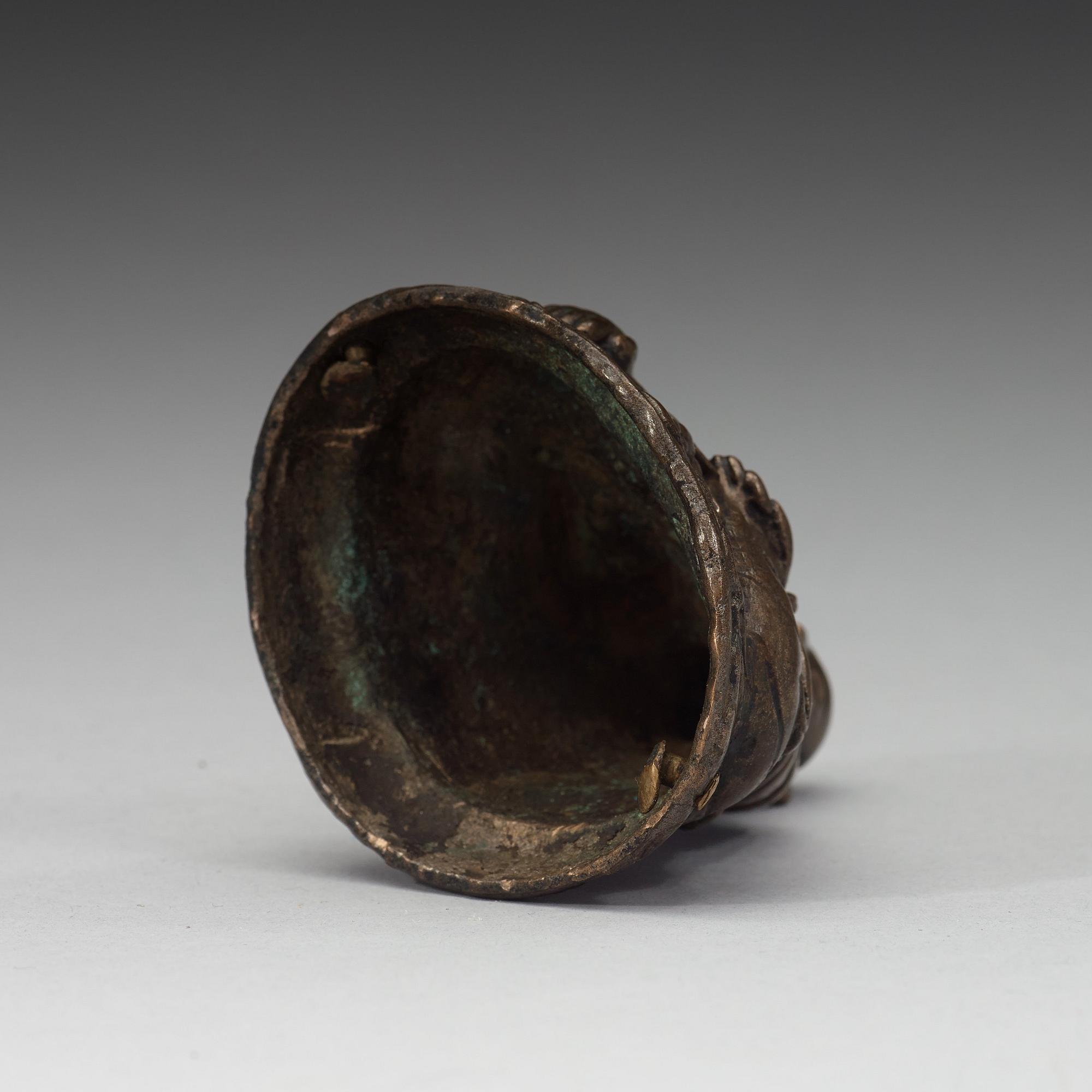 LAMA, patinerad kopparlegering. Tibet, 1700-tal.