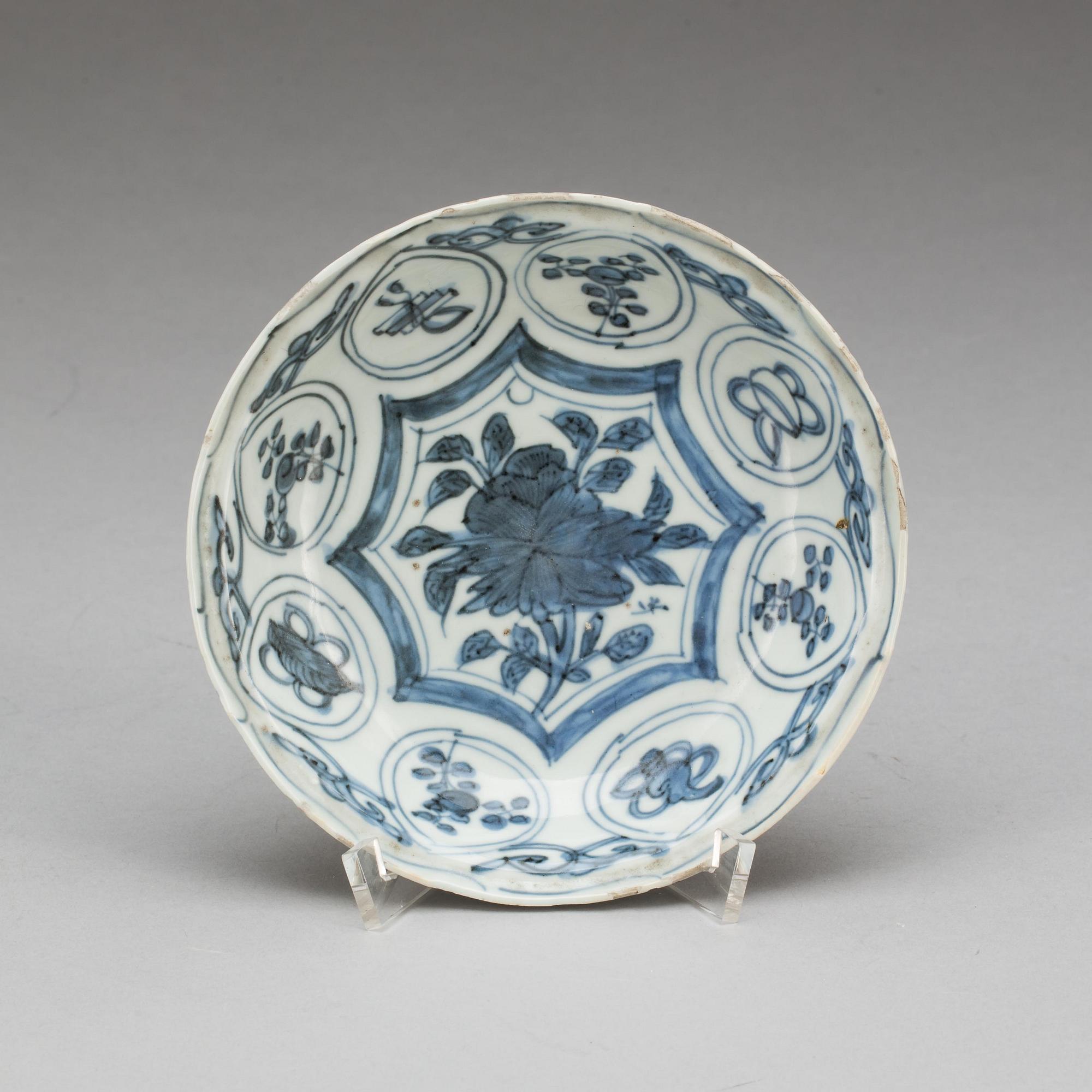 SKÅLFAT, porslin, Kina, Wanli, 1573-1620.