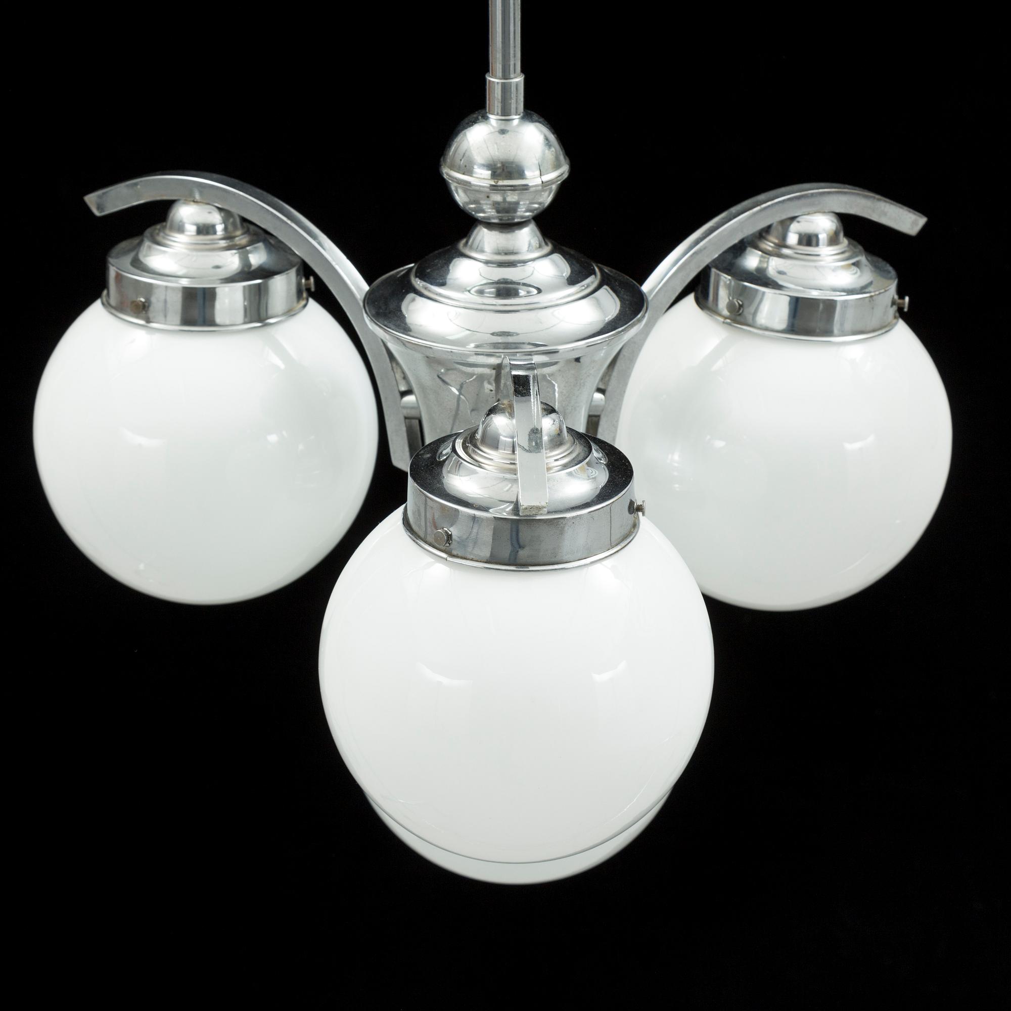 TAKLAMPA, Art Deco, 1930-tal. Höjd ca 71 cm.