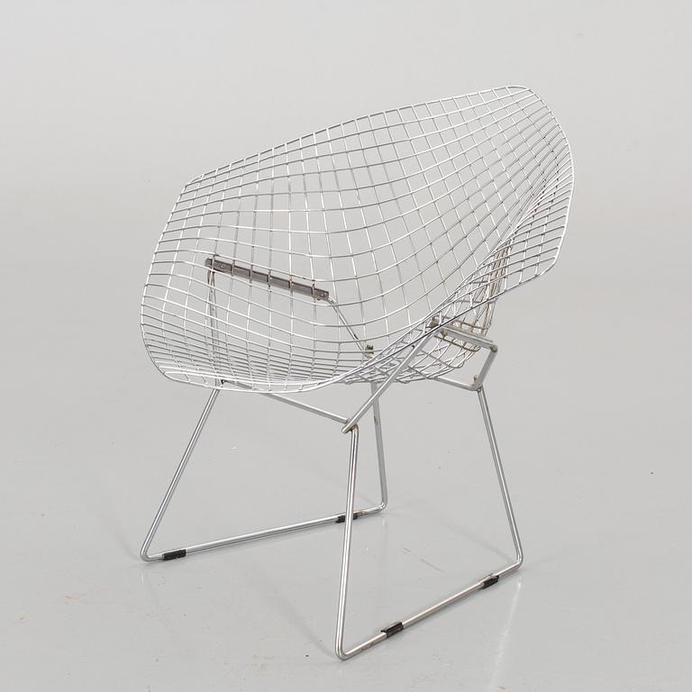 HARRY BERTOIA, fåtölj "Diamond chair" 1900-talets senare del.
