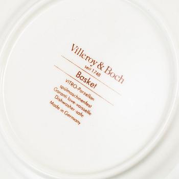 A Villeroy & Boch "Basket" part coffee and tea service (36 pieces).