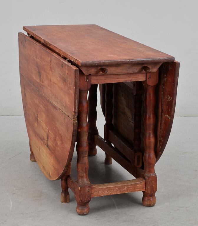 SLAGBORD, allmoge, barockstil, 1800-tal.