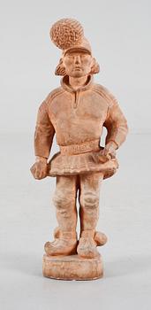 FIGURIN, terracotta. William Marklund, sign.