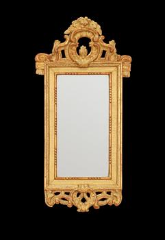 520. A Swedish Gustavian mirror.