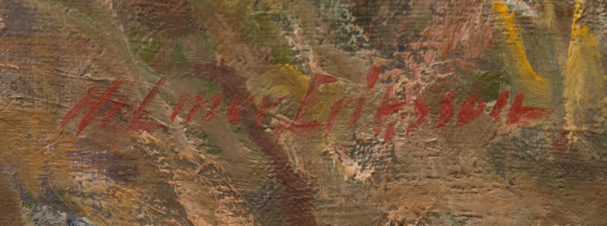 HILMER ERIKSSON, olja på duk, signerad.