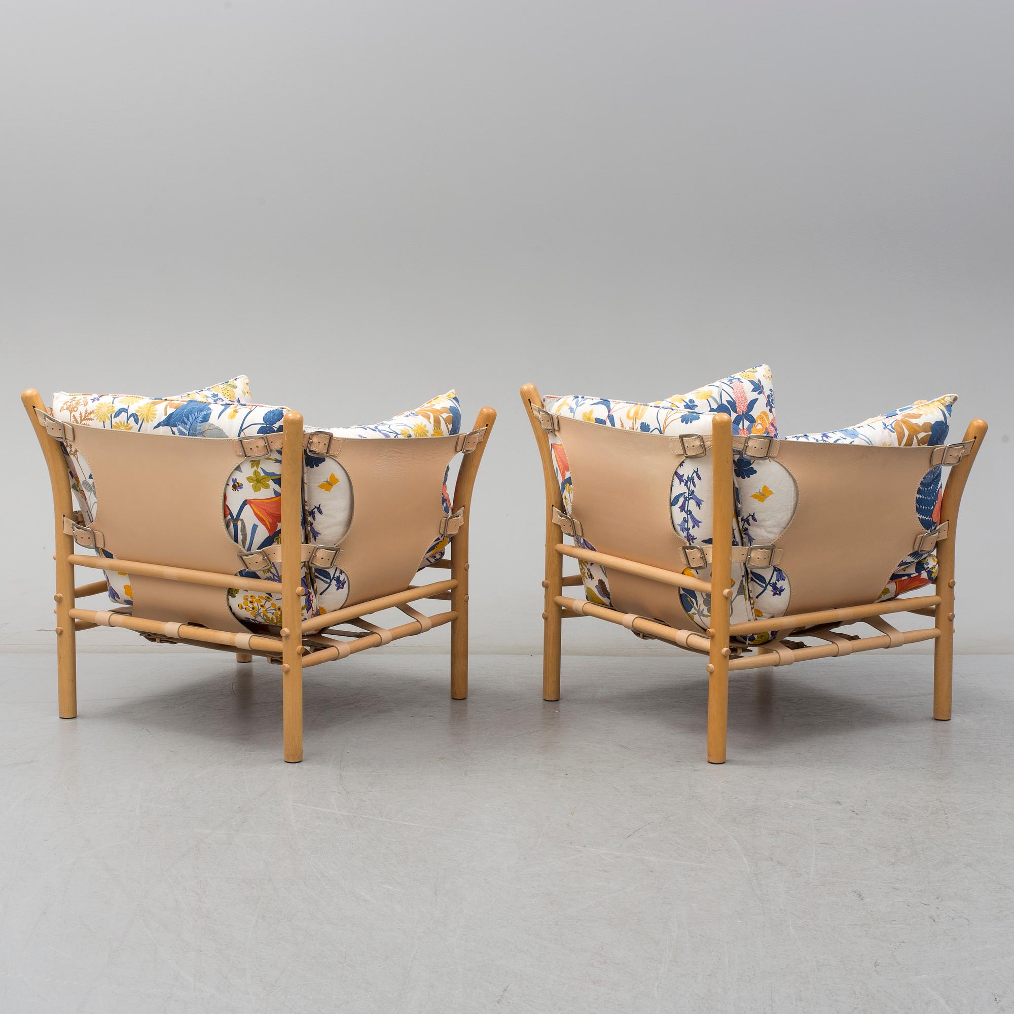 ARNE NORELL, fåtöljer, ett par, "Ilona", 1900-talets andra hälft.