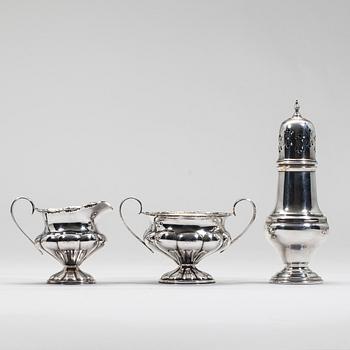 PARTI NYSILVER, 6 delar, Sverige/England 1900-tal.