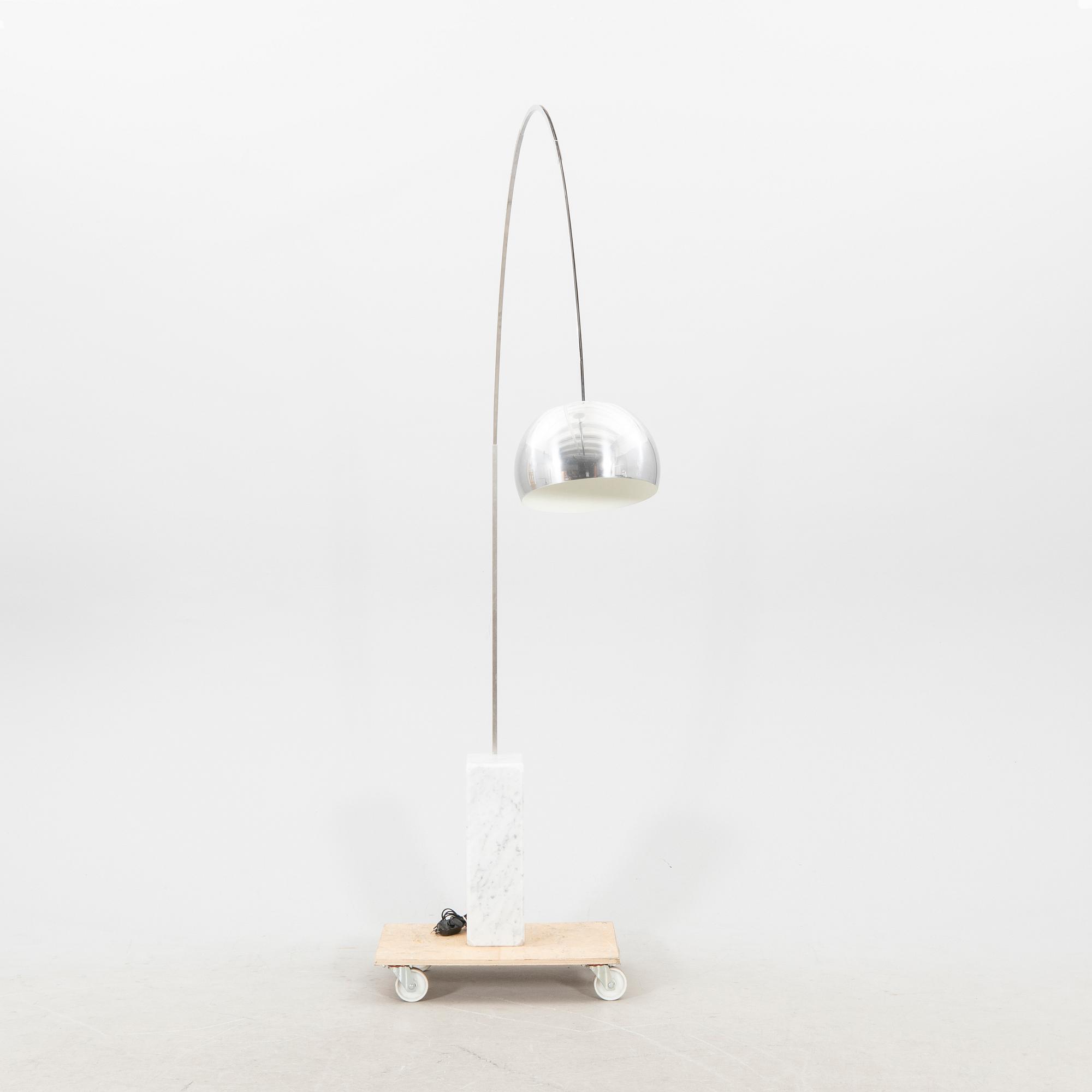 Achille & Pier Castiglioni, floor lamp, "Arco" for Flos, Italy late 20th century.