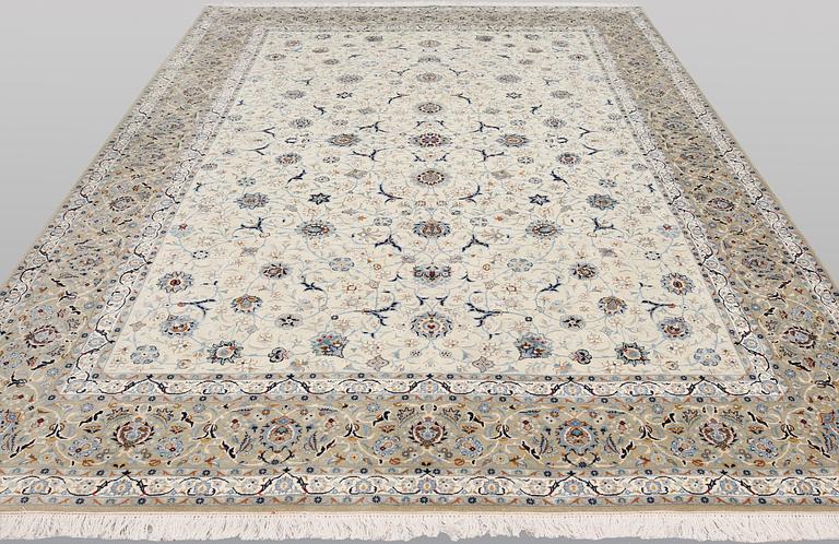 Rug, known as Royal Keshan, signed, approx. 380 x 260 cm.