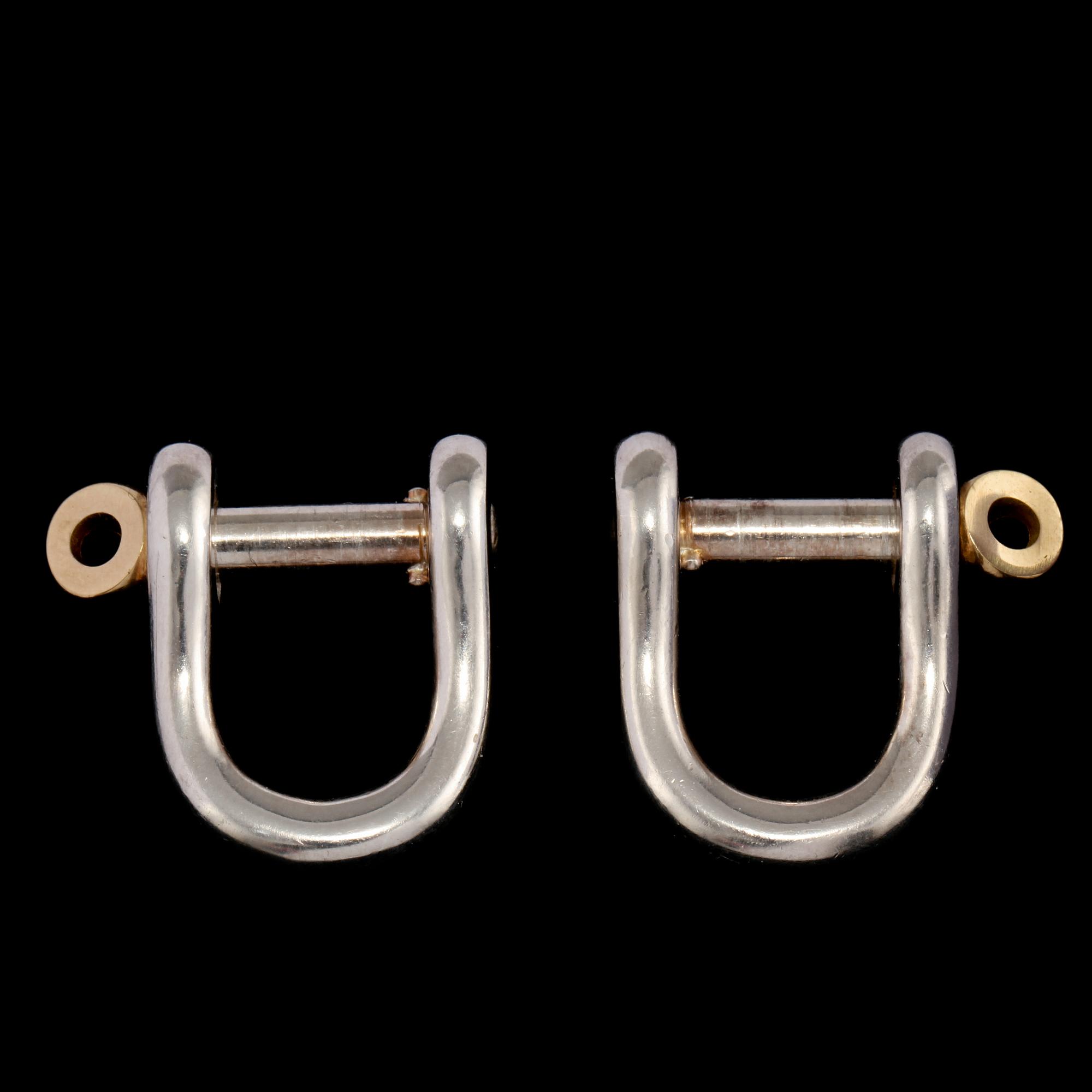 MANSCHETTKNAPPAR, ett par, sterlingsilver, Ole Lynggaard. Vikt 24 g.