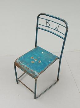 STOLAR, 4 st, industrimodell, märkta B W, 1900-talets första hälft.