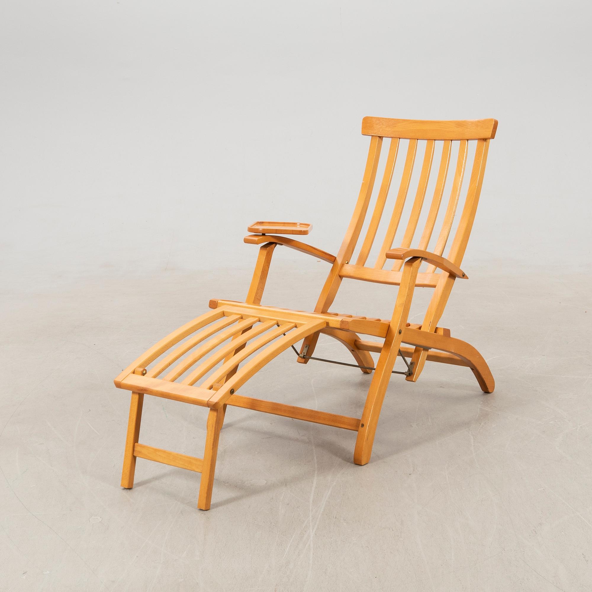 Deck chair by Brogrens/Stockamöllan, later part of the 20th century.