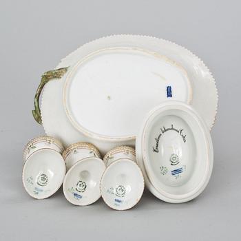 PARTI PORSLIN, 4 delar, "Flora Danica", Royal Copenhagen.