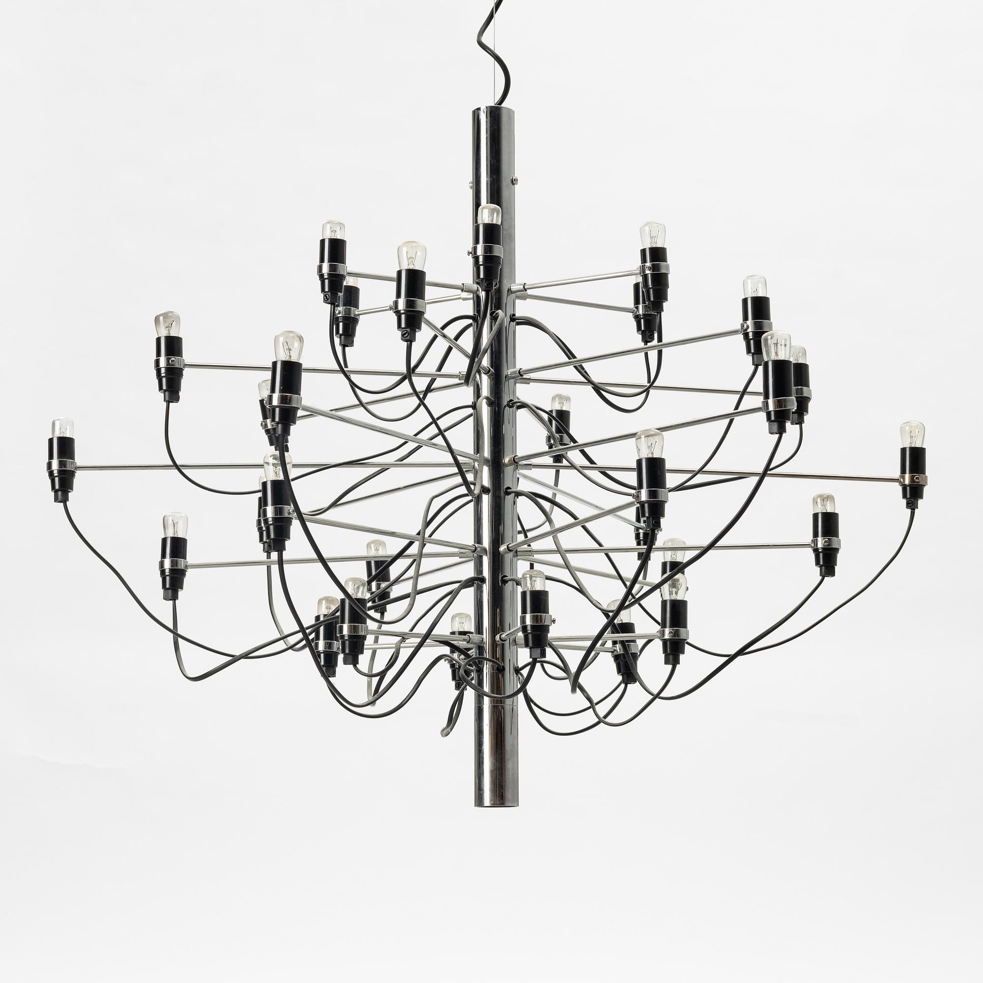 Gino Sarfatti, taklampa, "2097/30", Flos, Italien.