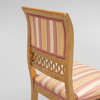Stolar, ett par, Stockholmsartbeten, 1700-talets slut, Sengustavianska.