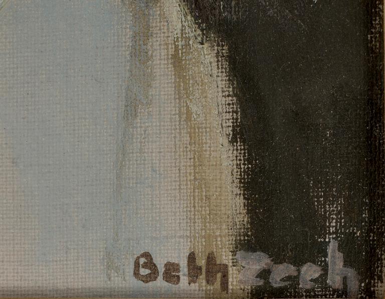 BETH ZEEH, Pastell, signerad. Utförd 1947.
