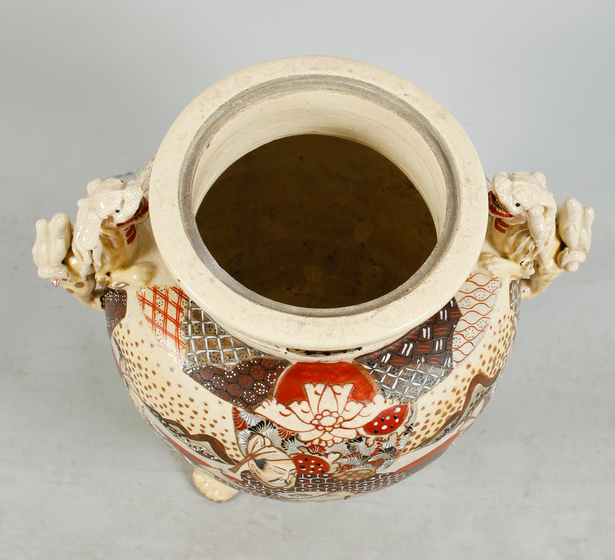 URNA, porslin, Satsuma, Japan, 1800-/ 1900-tal.
