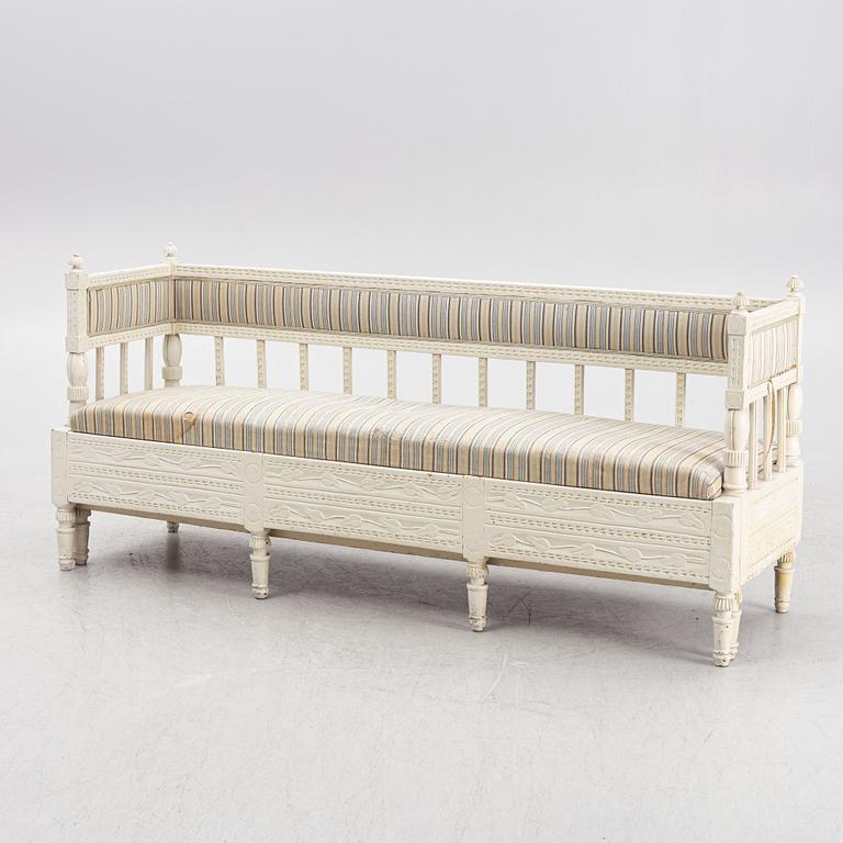 A Gustaivan sofa, early 19th century.
