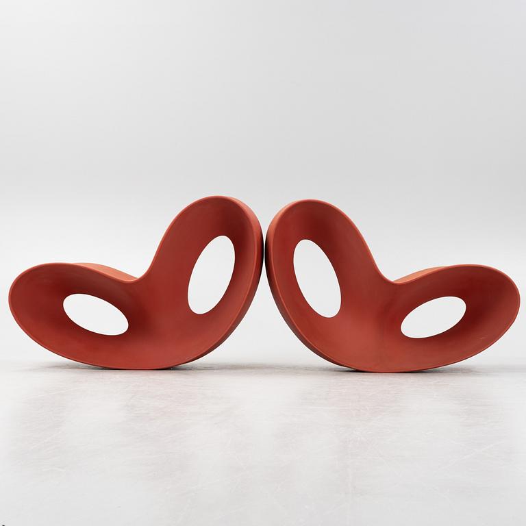 Ron Arad, a pair of armchairs/rocking chairs, 'Voido', Magis, Italy.