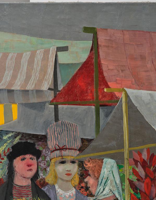 Pelle Åberg, "Torghandel på Hötorget".