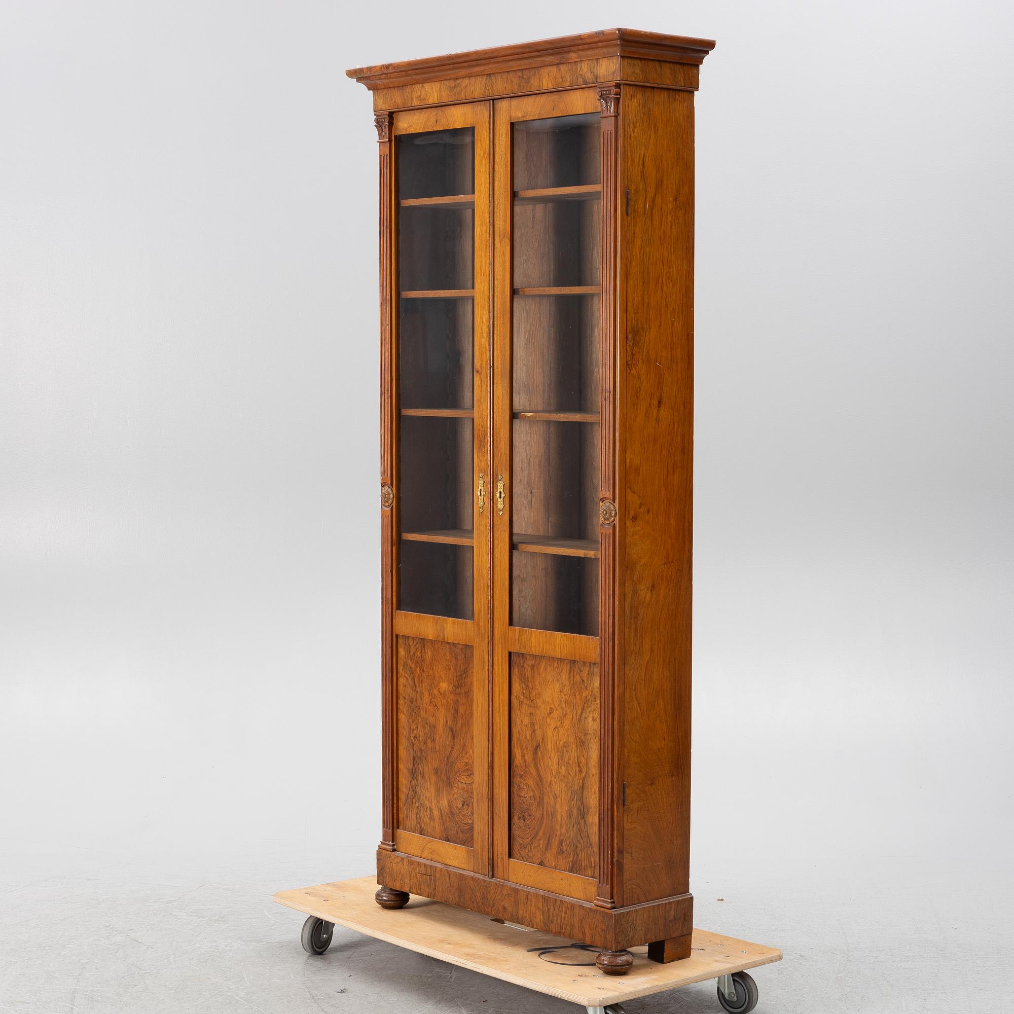 A Swedish book cabinet from the second half of the 19th Century.