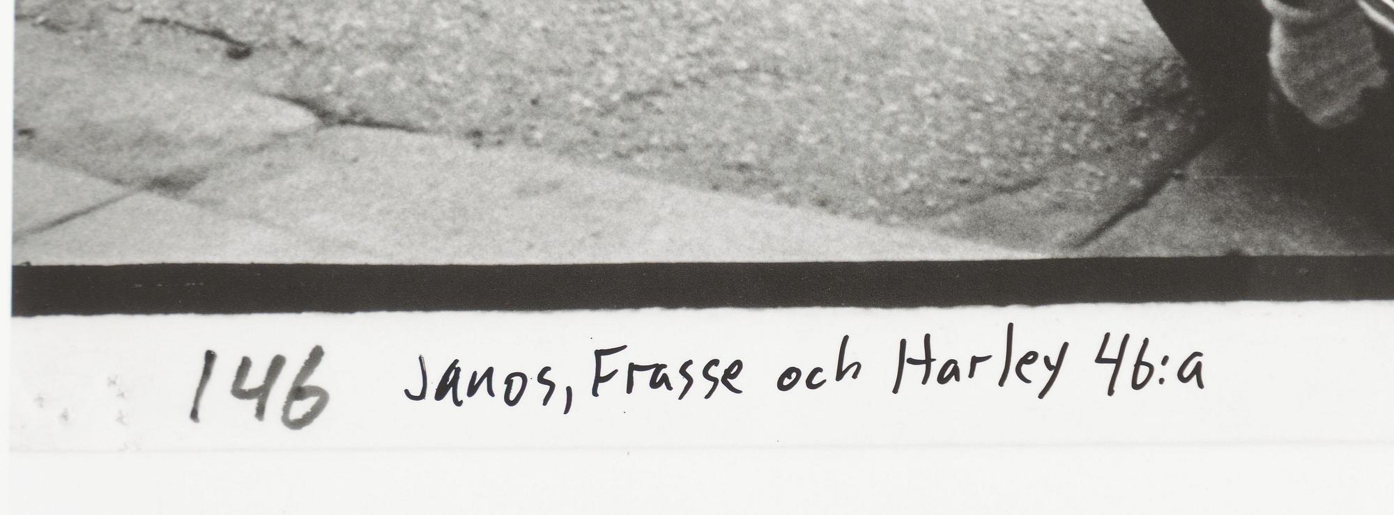 Carl Johan De Geer, "Janos, Frasse och Harley 46:a".