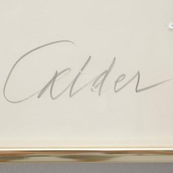 ALEXANDER CALDER, färglitografi, signerad, ea-upplaga.