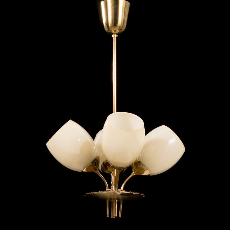 PAAVO TYNELL, A mid-20th century '9029/4' chandelier for Taito, Finland.