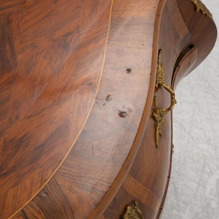 A Rococo chest of drawers, second half of the 18th century.