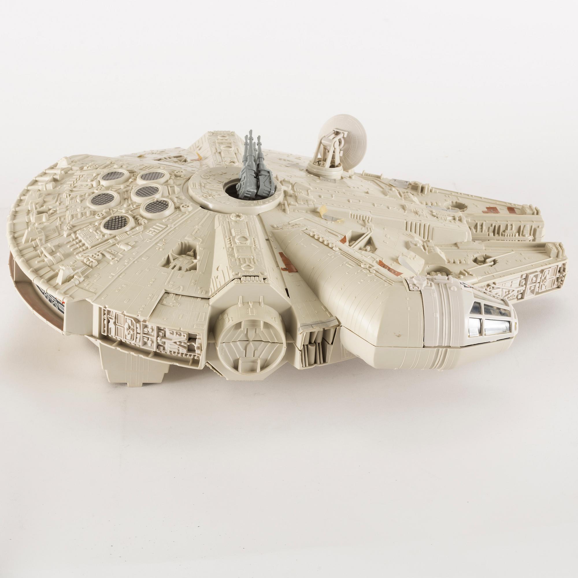 STAR WARS, Millennium Falcon i Palitoy-kartong, Empire Strikes Back, 1979.