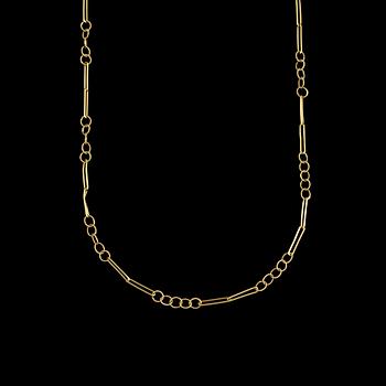 HALSLÄNK, 18k guld, Uno A Erre, Arezzo, Italien. Vikt 14,3 g.