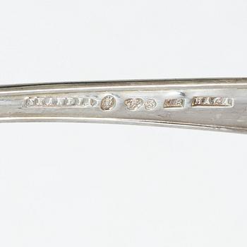 Cutlery, 12 pieces, silver, “Haga”, Skandia Silver-& Nysilver Ab, Stockholm, 1938–1942.