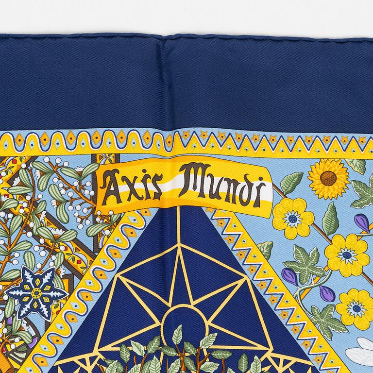 Hermès, scarf, "Axis Mundi".