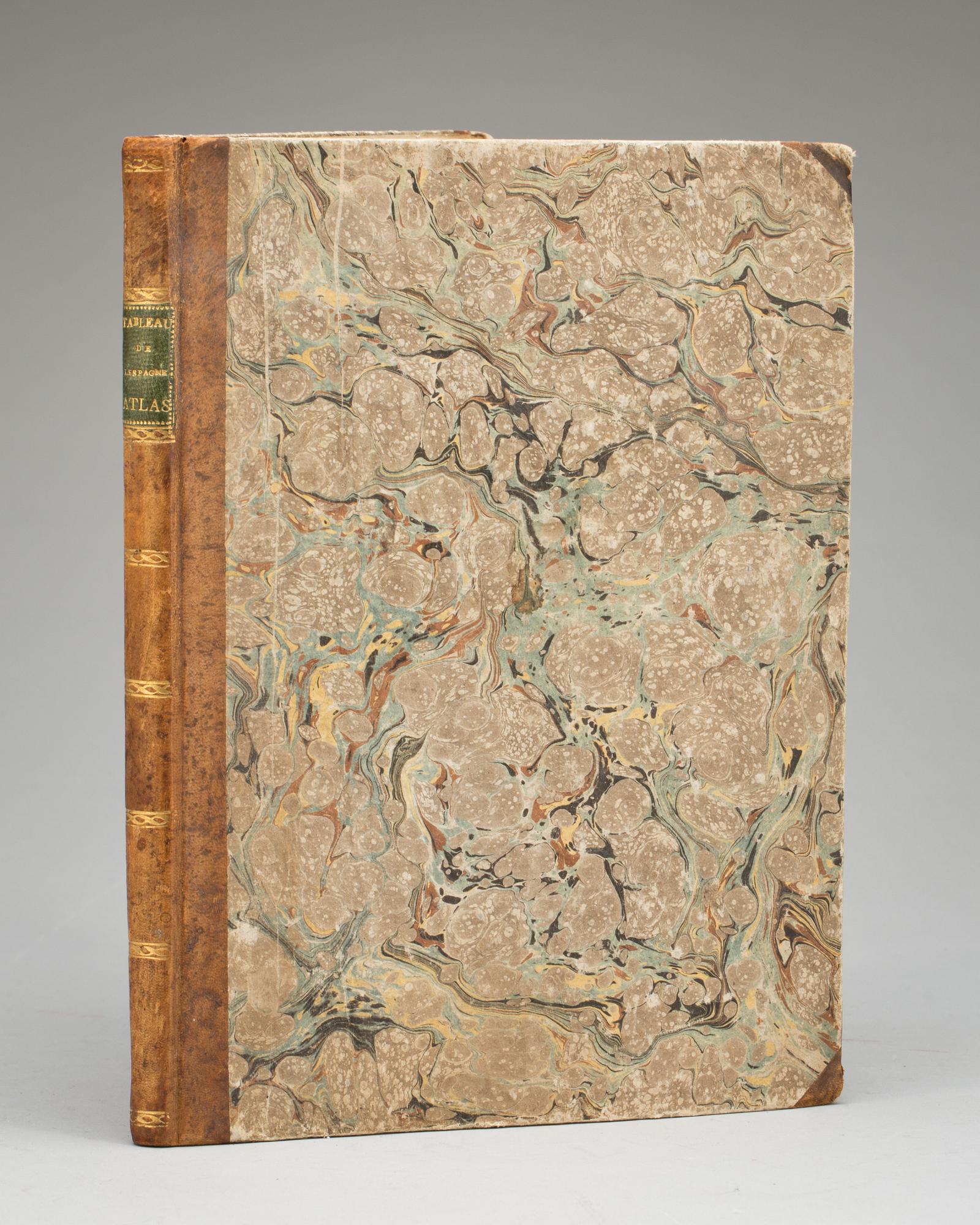 BOK, "Atlas pour Servir au Tableau de L'Espagne Moderne" AV Jean François Bourgoing, Paris´, 1803.