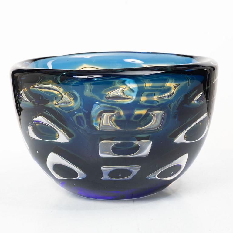 Ingeborg Lundin, a bowl, Ariel, Orrefors.
