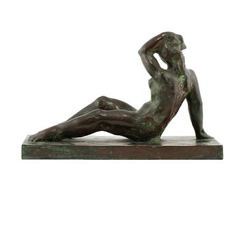 SAKARI TOHKA, skulptur, patinerad brons, signerad och daterad -38.