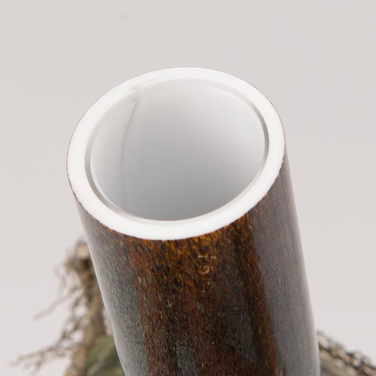 MARKKU SALO, skulptur, signerad Markku Salo, Nuutajärvi Notsjö 1991.